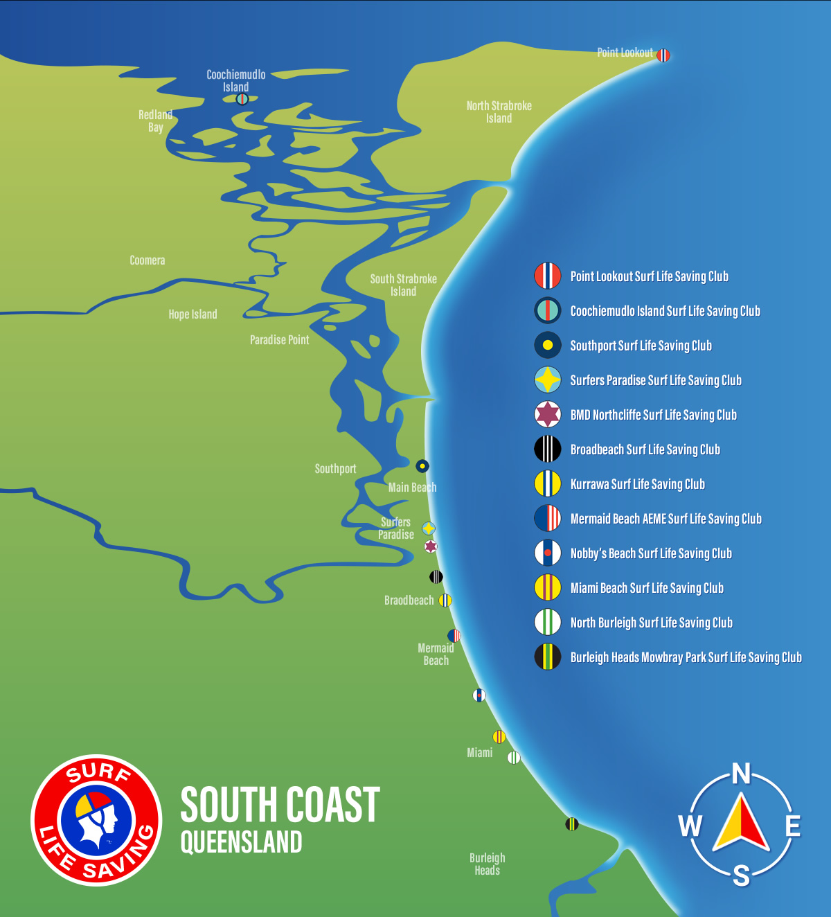 SLSQ South Coast Locations